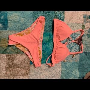 Coral bikini